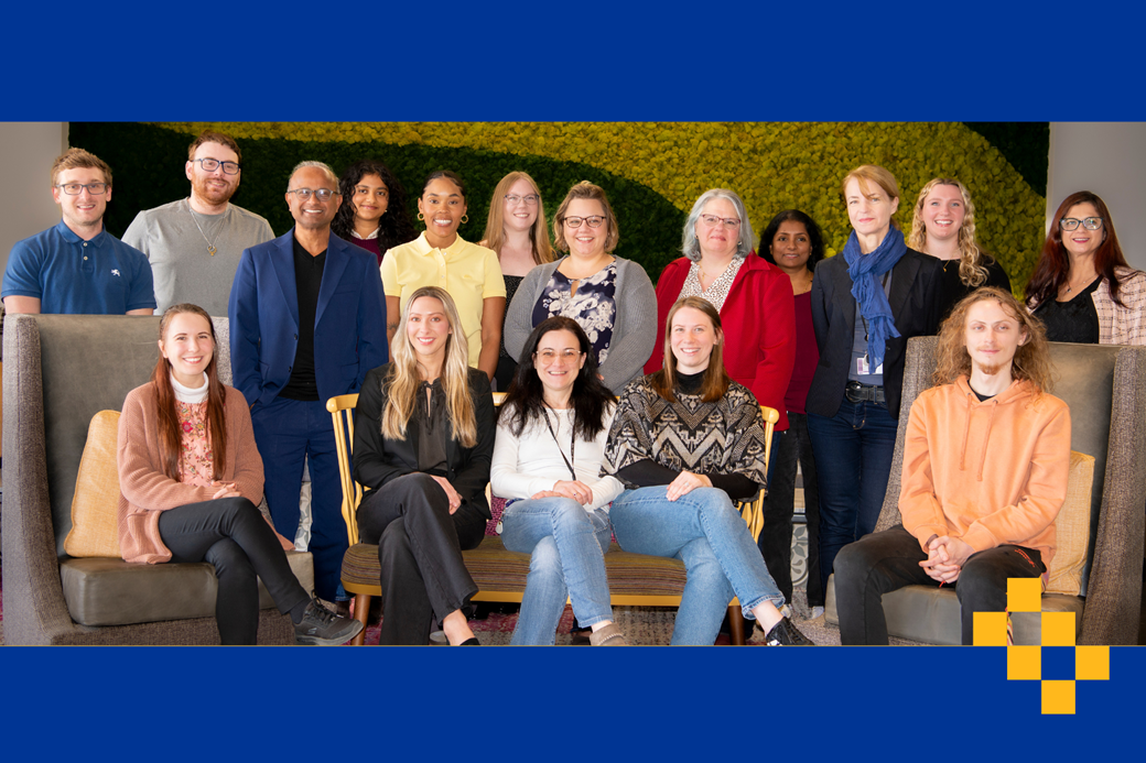 Group photo of members of the Immunologic Monitoring and Cellular Products Laboratory.
